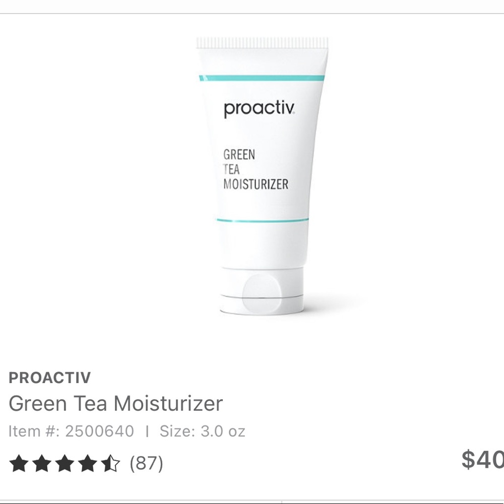 Proactiv Green tea Moisturizer